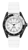 Michael Kors Maritime Analog White Dial White Silicone Strap Watch for Men - MK9159