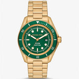 Michael Kors Maritime Analog Green Dial Gold Steel Strap Watch for Men - MK9162