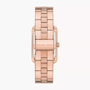 Michael Kors Monroe Three Hand Rose Gold Dial Rose Gold Steel Strap Watch for Women - MKO1032