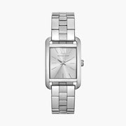 Michael Kors Monroe Three Hand Silver Dial Silver Steel Strap Watch for Women - MKO1033