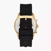 Michael Kors Berkley Chronograph Black Dial Black Rubber Strap  Watch for Men - MKO1038