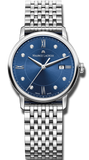 Maurice Lacroix Eliros Diamonds Blue Dial Silver Steel Strap Watch For Women - EL1094-SS002-450-1