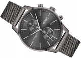 Hugo Boss Associate Grey Dial Grey Mesh Bracelet Watch for Men - 1513870