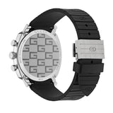 Gucci Grip Chronograph Black Dial Black Rubber Strap Watch For Men - YA157301