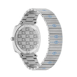 Gucci Grip Quartz Silver Dial Silver Steel Strap Watch For Women - YA157437