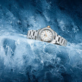 Tag Heuer Aquaracer Professional 200 Quartz Diamonds White Dial Silver Steel Strap Watch for Women - WBP1450.BA0622