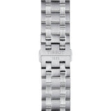 Tissot T Classic Automatic III Day Date White Dial Silver Steel Strap Watch for Men - T065.930.11.031.00