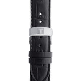 Jam Tangan Pria Tissot T Classic Le Locle Automatic Black Dial Black Leather Strap - T41.1.423.53