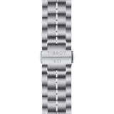 Jam Tangan Pria Tissot T Classic Luxury Powermatic 80 White Dial Silver Steel Strap - T086.408.11.016.00