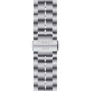 Tissot T Classic Luxury Powermatic 80 Black Dial Silver Steel Strap Watch For Men - T086.408.11.056.00