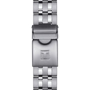 Tissot PRC 200 Chronograph White Dial Silver Steel Strap Watch For Men - T055.417.11.017.00