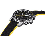 Tissot T Sport Supersport Chrono Tour De France Black Dial Black Nylon Strap Watch for Men - T125.617.17.051.00