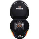 Tissot T Race Chronograph Stefan Bradl Special Edition Black Dial Black Rubber Strap Watch for Men - T092.417.27.057.02