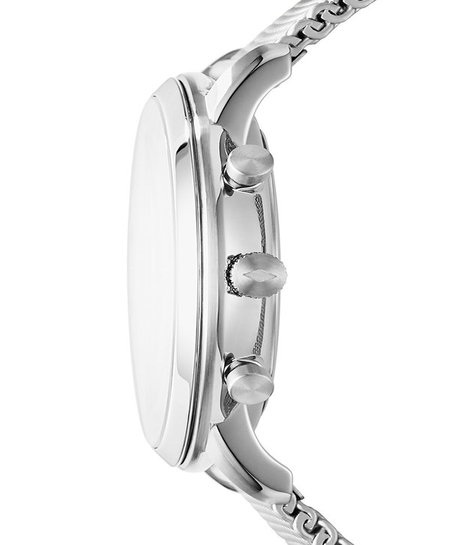 Fossil Men's Diamond Accent Stainless Steel Bracelet Fs4156 in Metallic for  Men | Lyst