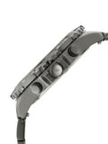 Fossil Goodwin Chrono Analog Black Dial Black Steel Strap Watch for Men - FS5518