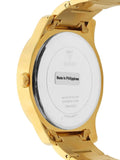 Guess Crush Gold Dial Gold Steel Strap Watch For Women - GW0020L2