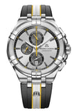 Maurice Lacroix Aikon Chronograph King of the Court Limited Edition Silver Dial Grey Rubber Strap Watch for Men - AI1018-TT030-130-K