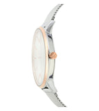 Armani Exchange Lola Analog White Dial Silver Mesh Strap Watch For Women - AX5537