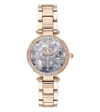 Coach Park Crystal Dial Rose Gold Steel Strap Watch for Women  - 14503226