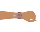 Guess Fusion Chronograph Purple Dial Purple Steel Strap Watch for Women - GW0552L4