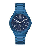 Guess Scope Multifunction Blue Dial Blue Steel Strap Watch for Men - GW0454G4