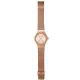 Michael Kors Lennox Three Hand Rose Gold Dial Rose Gold Mesh Strap Watch For Women - MK7336