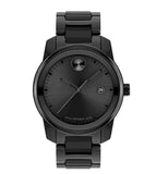 Movado Bold Verso Black Dial Black Steel Strap Watch for Men - 3600863