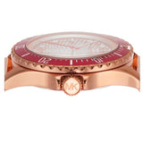 Michael Kors Everest Analog Rose Gold Dial Pink Silicone Strap Watch For Women - M7359