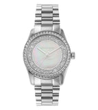 Michael Kors Everest Three hand Silver Dial Silver Steel Strap Watch For Women - MK7403