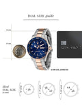 Maserati Competizione Automatic Blue Dial Two Tone Steel Strap Watch For Men - R8823100001