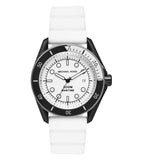 Michael Kors Maritime Analog White Dial White Silicone Strap Watch for Men - MK9159