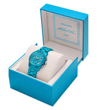 Michael Kors Runway Limited Edition Blue Dial Blue Steel Strap Watch for Women - MK7479LE