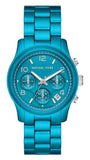 Michael Kors Runway Limited Edition Blue Dial Blue Steel Strap Watch for Women - MK7479LE