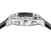 Salvatore Ferragamo 1927 Chrono Analog Black Dial Black Leather Strap Watch for Men -  SFKZ00123