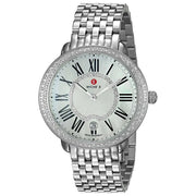 Michele Serein Mother of Pearl Dial Silver Steel Strap Watch for Women - MWW21B000030