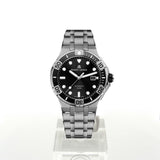 Maurice Lacroix Aikon Venturer Black Dial Silver Steel Strap Watch for Men - AI6058-SS002-330-1