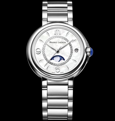 Maurice Lacroix Fiaba Moonphase White Mother of Pearl Dial Silver