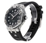 Maurice Lacroix Aikon Venturer Black Dial Black Rubber Strap Watch for Men - AI6058-SS001-330-1