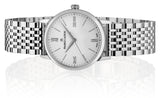 Maurice Lacroix Eliros Date White Dial Silver Steel Strap Watch for Women - EL1094-SS002-150-1