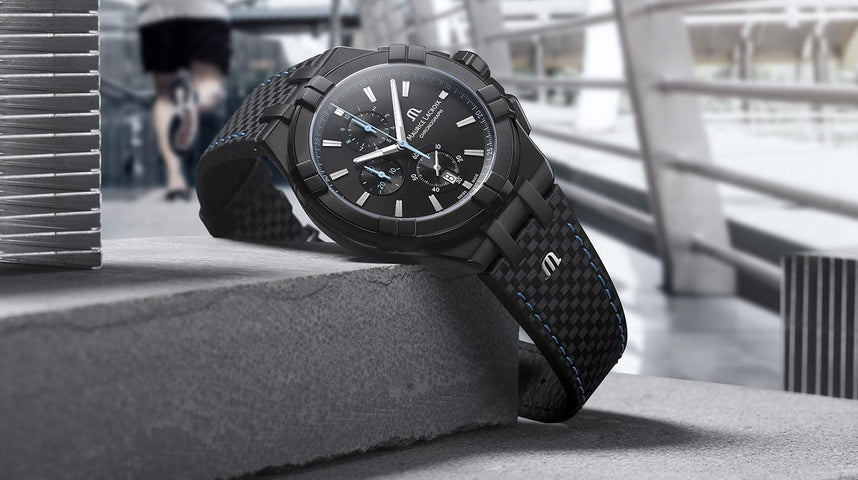 Maurice Lacroix Aikon Chronograph Limited Edition Black Dial Black 