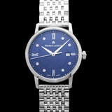 Maurice Lacroix Eliros Sunbrushed Blue Dial Silver Steel Strap Watch for Women - EL1094-SS002-130-1