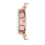 Michael Kors Parker Rose Gold Dial Two Tone Steel Strap Watch for Women - MK6239