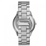 Michael Kors Slim Runway Quartz Pink Dial Silver Steel Strap Watch For Women - MK3291