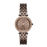 Michael Kors Darci Quartz Brown Dial Brown Steel Strap Watch For Women - MK3553