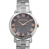 Michael Kors Norie Grey Dial Silver Stainless Steel Strap Watch for Women - MK3559