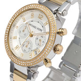 Michael Kors Parker White Dial Two Tone Steel Strap Watch for Women - MK5626