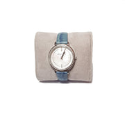 Michael Kors Cinthia Mother of Pearl Dial Blue Leather Strap Watch for Women - MK2661