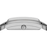 Michael Kors Empire Three-Hand Silver Dial Silver Steel Strap Watch for Women - MK4841