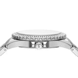 Michael Kors Everest Three hand Silver Dial Silver Steel Strap Watch For Women - MK7403