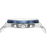 Michael Kors Lennox Chronograph Blue Dial Silver Steel Strap Watch For Men - MK8938